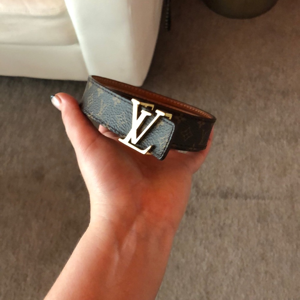 Thin Louis Vuitton Belt, 90/36